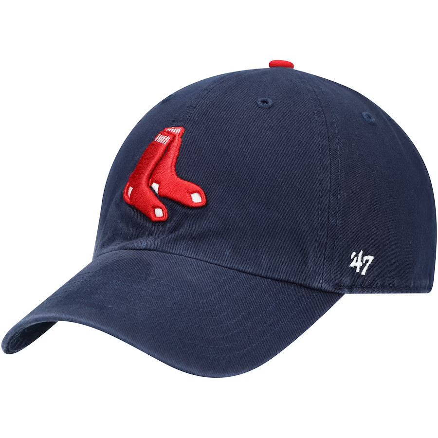 Boston Red Sox '47 Alternate Clean Up Adjustable Hat - Navy | Lids