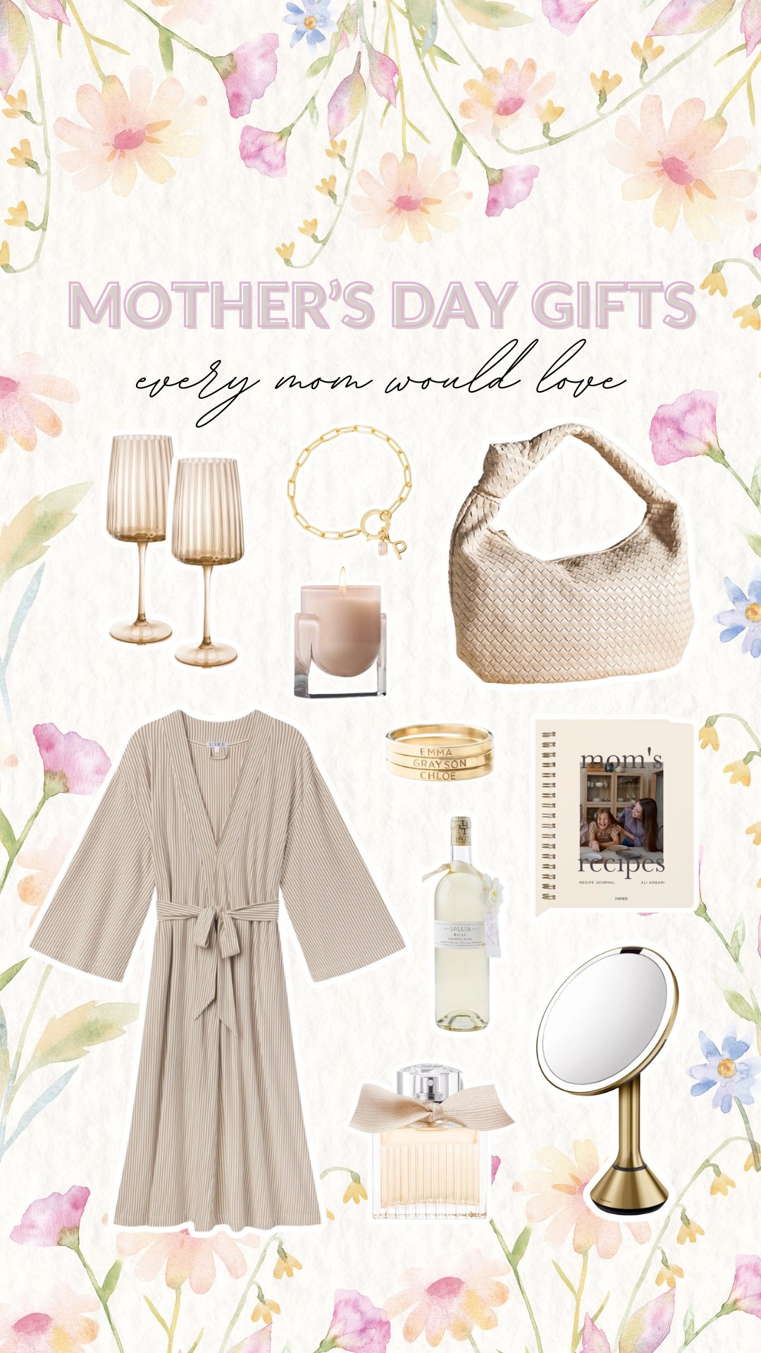 Neutral, timeless, and guaranteed to impress ✨ Here’s a roundup of Mother’s Day gifts every mom would love — from cozy robes to personalized touches and pretty finds that feel high-end without the price tag. 

#MothersDayGifts #GiftGuideForHer #EverydayLuxury #LTKgiftguide #MothersDayLTK #NeutralStyle

#LTKGiftGuide