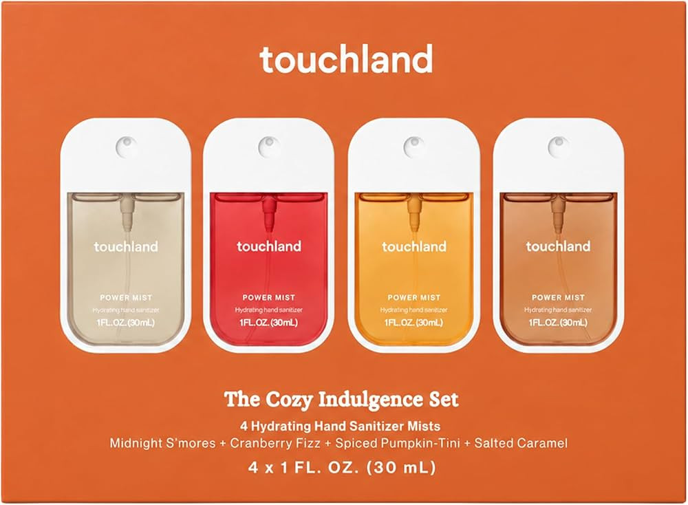 Touchland Special Edition Cozy Indulgence Hand Sanitizer Spray Gift Set | Amazon (US)