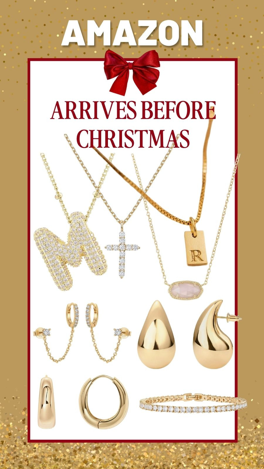 A few of my favorite jewelry pieces that make great stocking stuffers for her! 
Arrives before Christmas! 

#creatorfavorites2025 

 #LTKGiftGuide #LTKSeasonal #LTKFindsUnder50