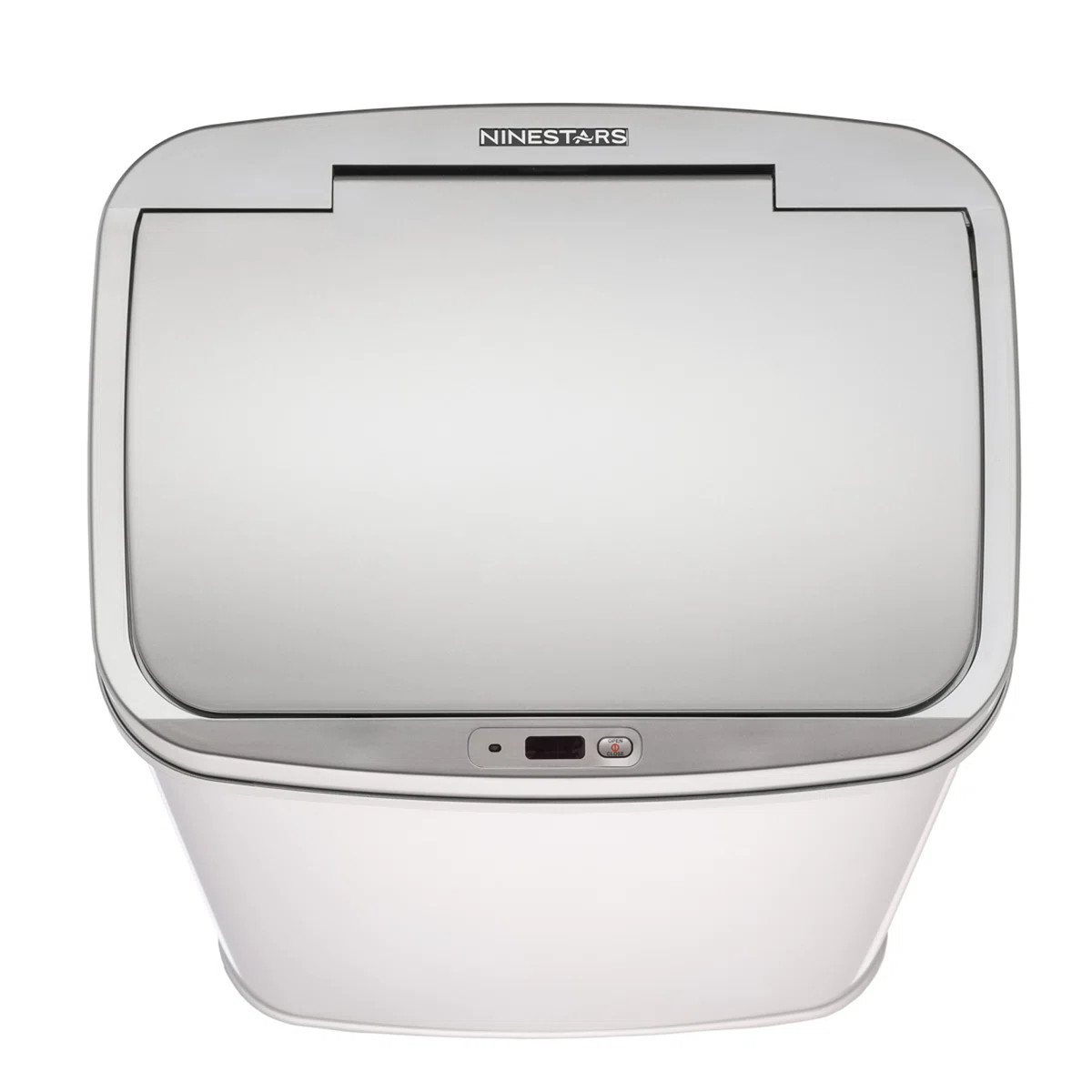 Nine Stars 13.2 Gallon Stainless Steel Motion Sensor Trash Can | Wayfair North America