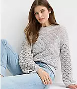 Petite Diamond Stitch Sweater | LOFT