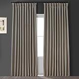 HPD Half Price Drapes BOCH-LN-DW-P Extra Wide Linen Room Darkening Curtain (1 Panel) 100 X 96, BO... | Amazon (US)