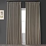 HPD Half Price Drapes Extra Wide Linen Room Darkening Curtain (1 Panel) 100 X 108, BOCH-LN1857-10... | Amazon (US)