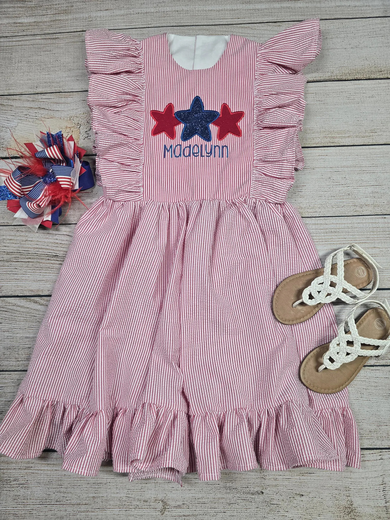 Patriotic Kids Outfit | 4th of July Personalized Shirt | Matching Sibling Set | Baby Toddler Girl... | Etsy (Global)
