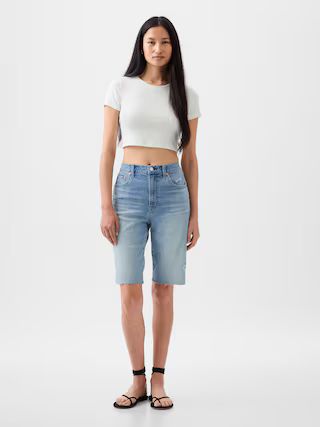 9" High Rise Bermuda Shorts | Gap (US)