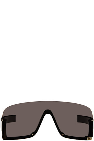 Gucci - Black Shield Sunglasses | SSENSE