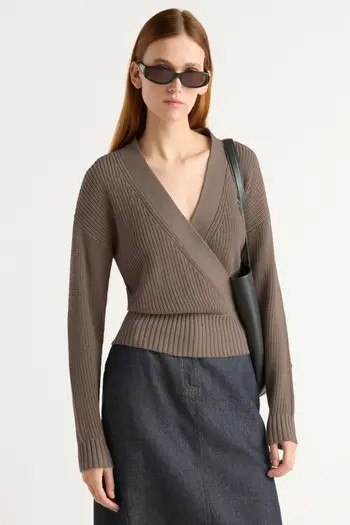 Maren Cropped V-Neck Sweater | Nordstrom