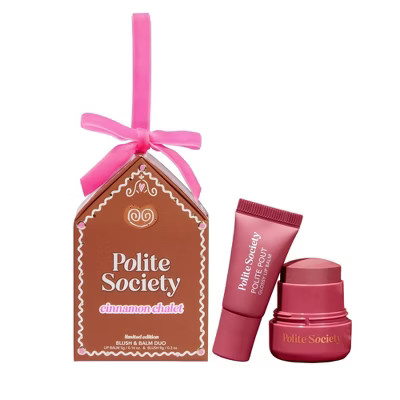 Polite Society Cinnamon Chalet Limited Edition Blush & Balm Duo - 0.49oz - Ulta Beauty | Target