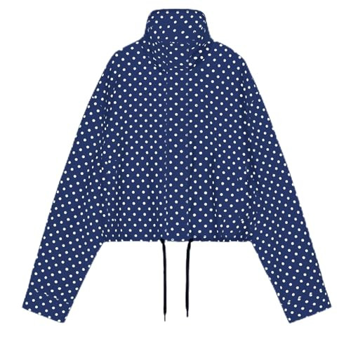 Songling Women Polka Dot Jacket Casual Coat Zip Up 2025 Trendy Fall Outfits Lightweight Cropped J... | Amazon (US)