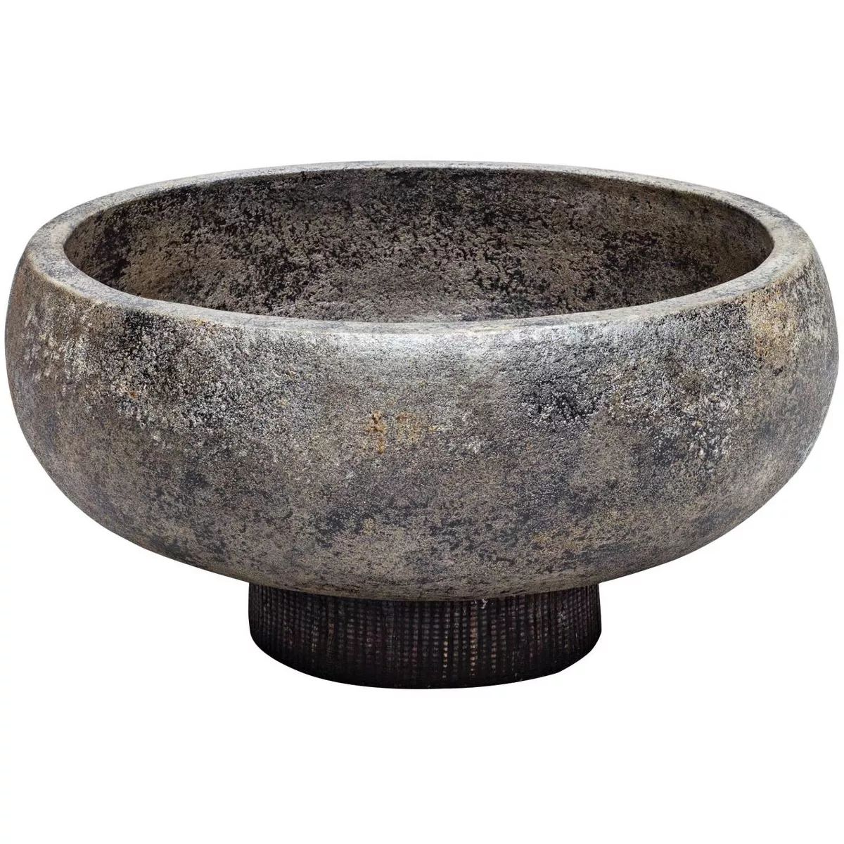 Uttermost Brixton 14" Wide Black Terracotta Modern Decorative Bowl | Target