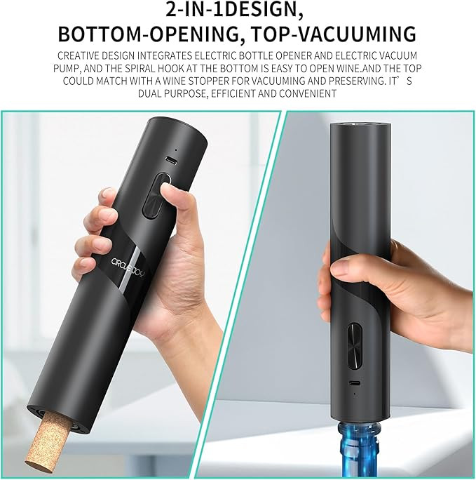 CIRCLE JOY Rechargeable Wine Opener Electric Wine Bottle Opener 7-in-1 Wine Gift Set with Electri... | Amazon (US)