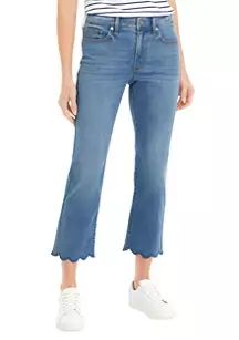 Crown & Ivy™ Women's Scalloped Hem Jeans | Belk