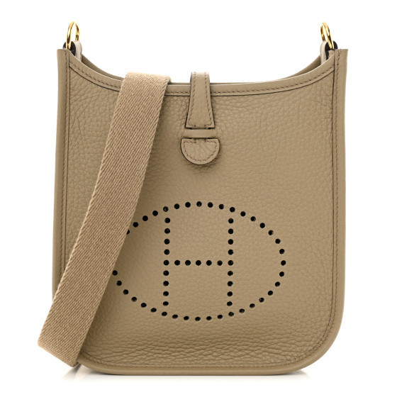 Taurillon Clemence Amazone Evelyne TPM Beige Marfa | FASHIONPHILE (US)
