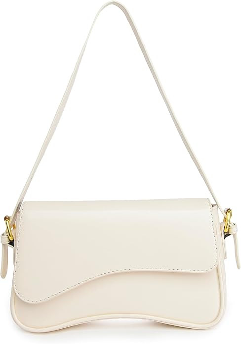 Shoulder Bag for women Clutch Purse Handbag PU Leather Tote Bag with 2 Removable Straps and Zippe... | Amazon (US)