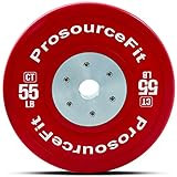 ProsourceFit Fit Competition Color Training Bumper Plates, Rubber with Steel Insert, 55lb, Calibrate | Amazon (US)