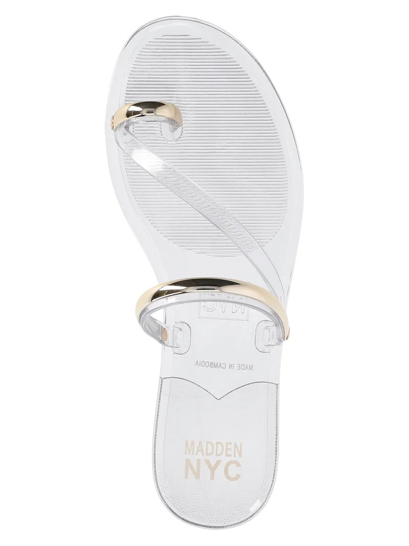 Madden NYC Women's Toe Ring Jelly Slide Sandals | Walmart (US)