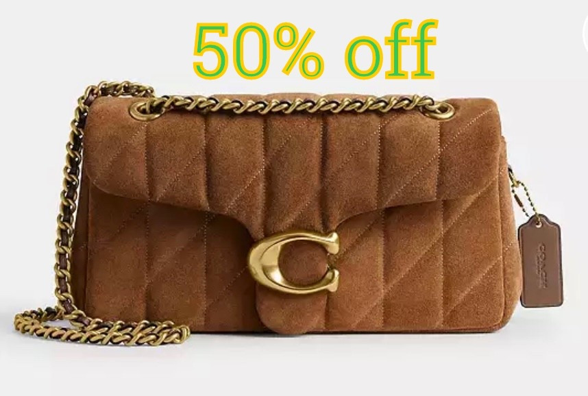 Coach tabby 50% off 

#LTKGiftGuide #LTKHoliday #LTKSaleAlert
