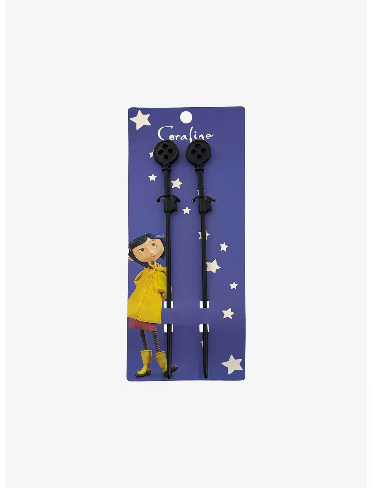 Coraline Button Key Hair Stick Set | Hot Topic | Hot Topic