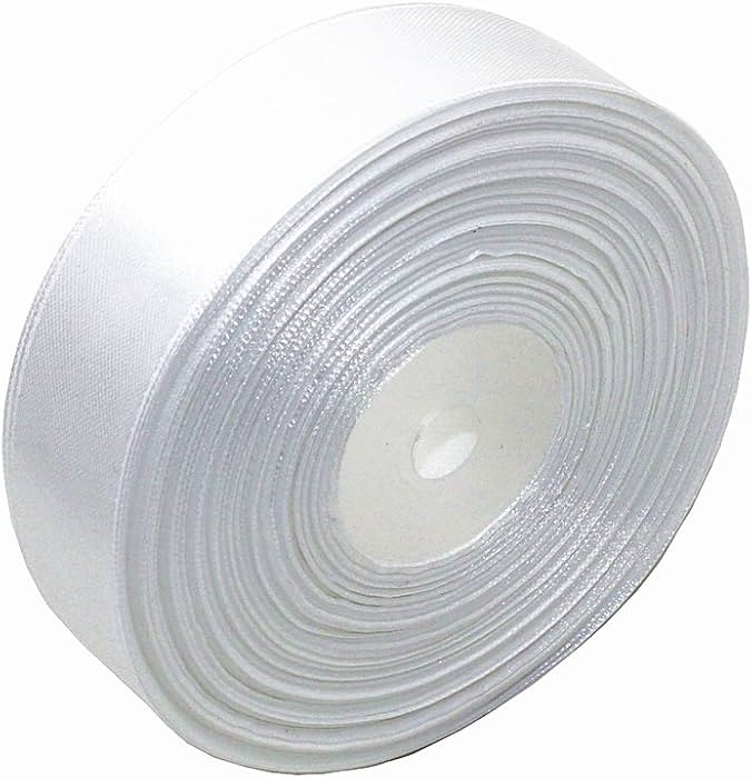 1" Solid Satin Ribbon 50 Yards Roll for Wedding Details, Sewing Projects, Gift Wrapping, Invitati... | Amazon (US)