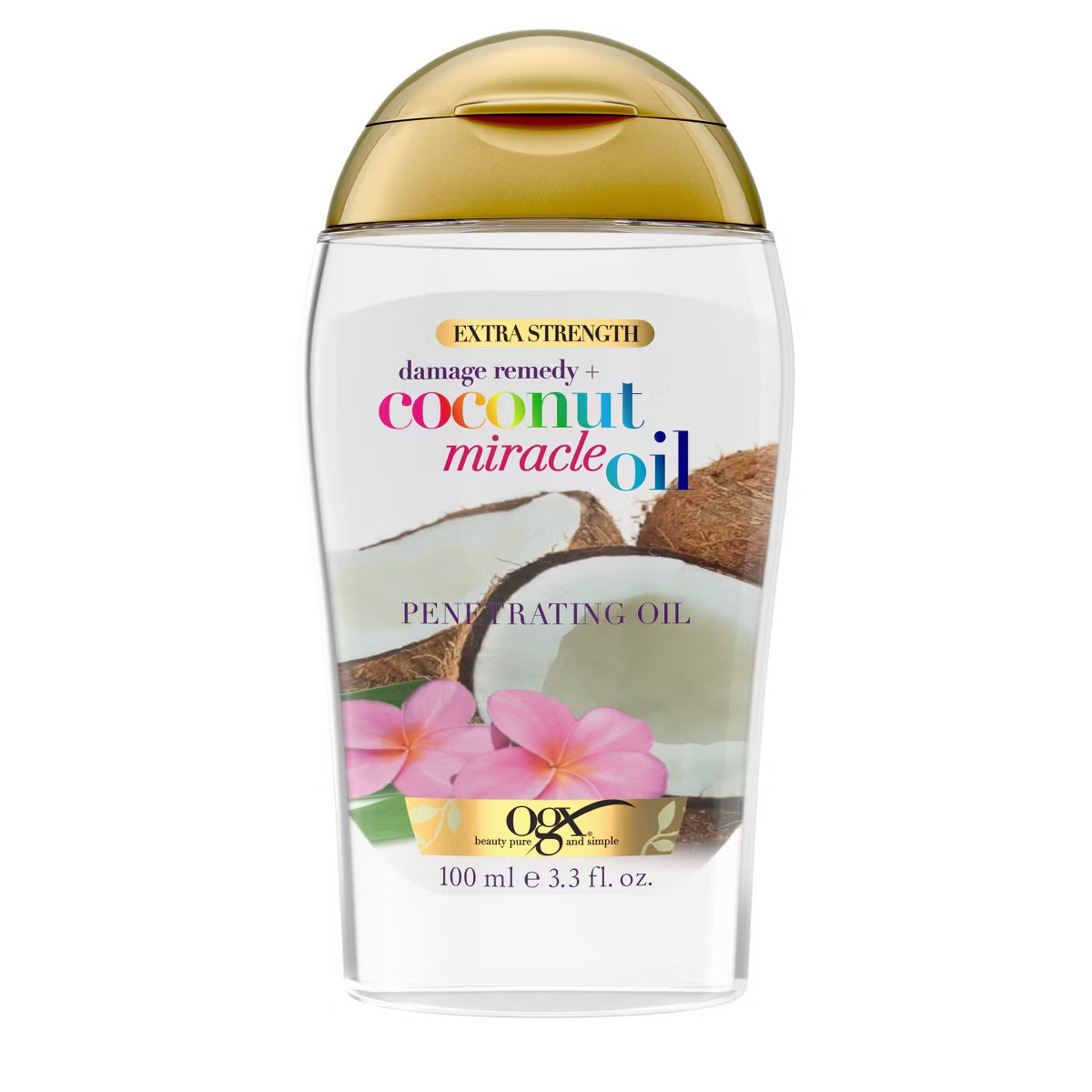 OGX Extra Strength Damage Remedy + Coconut Miracle Oil Penetrating Oil - 3.3 fl oz: Moisturizing,... | Target