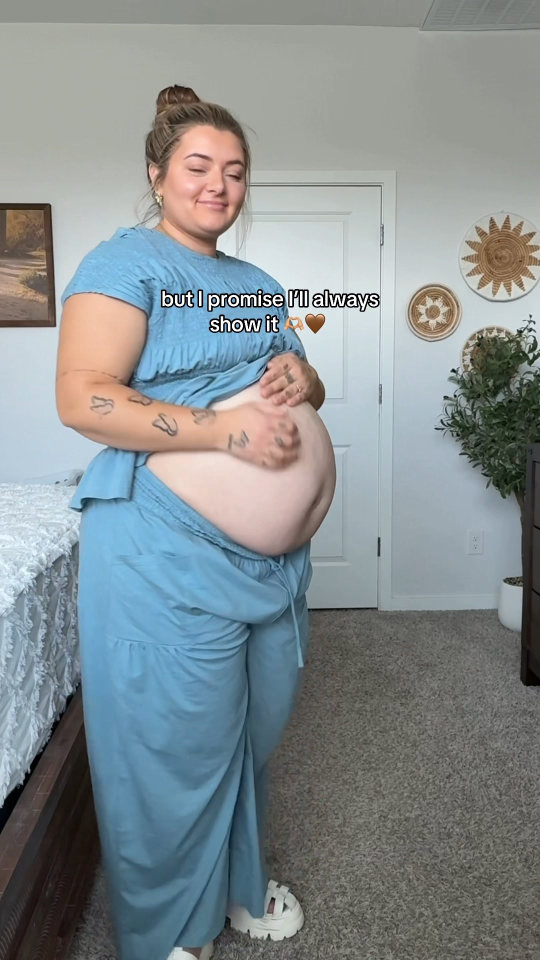 Amazon matching set 🫶🏼 I’m wearing a XXL for my belly but I would probably order my true size if I wasn’t pregnant! 

#founditonamazon #amazonset #midsize #outfit 

#LTKStyleTip #LTKBeauty #LTKMidsize