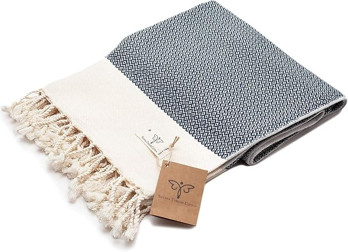 SMYRNA TURKISH COTTON Throw Blanket Vintage Series, 50x60 inch, Outdoor Blankets, Throws and Blan... | Amazon (US)