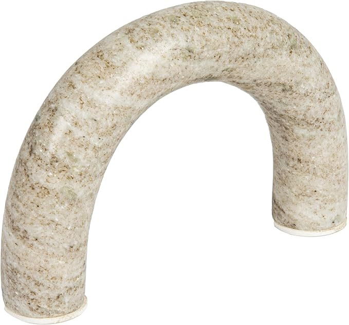 Creative Co-Op Marble Arch Tabletop Shelf, Beige Accent Decor | Amazon (US)