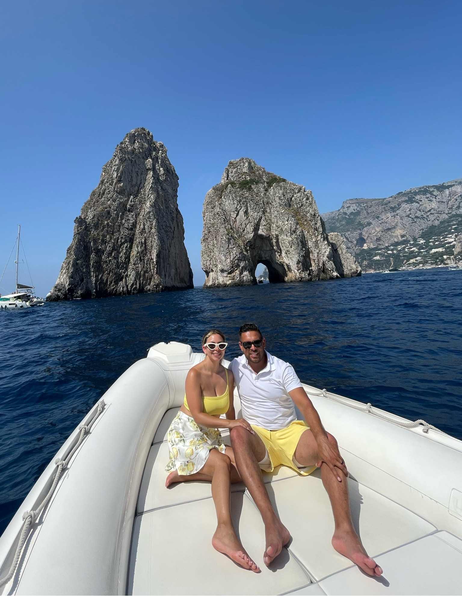 Yellow bikini- top- large, bottom- medium
Lemon skort- small
Celine cat eye sunglasses
Men’s yellow swim shorts

Summer outfit, vacation outfit, swimsuit

#LTKSeasonal #LTKswim #LTKFind