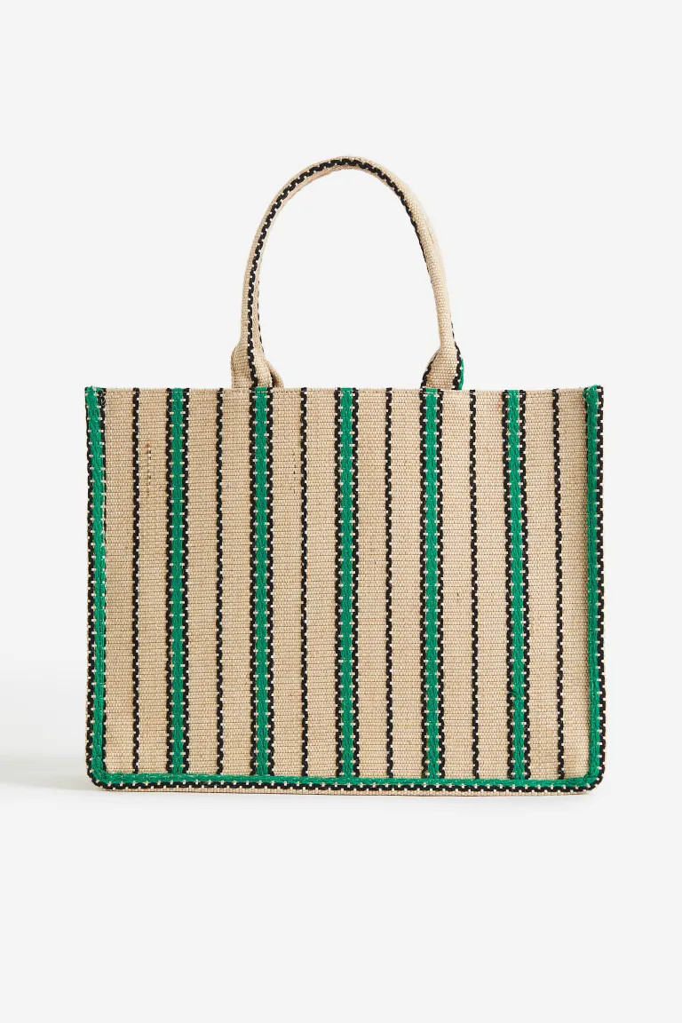 Jacquard-weave Handbag | H&M (US + CA)
