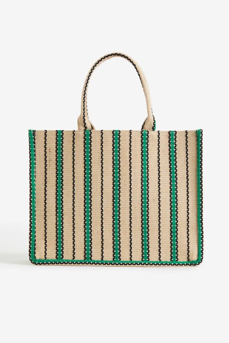 Jacquard-weave Handbag | H&M (US + CA)