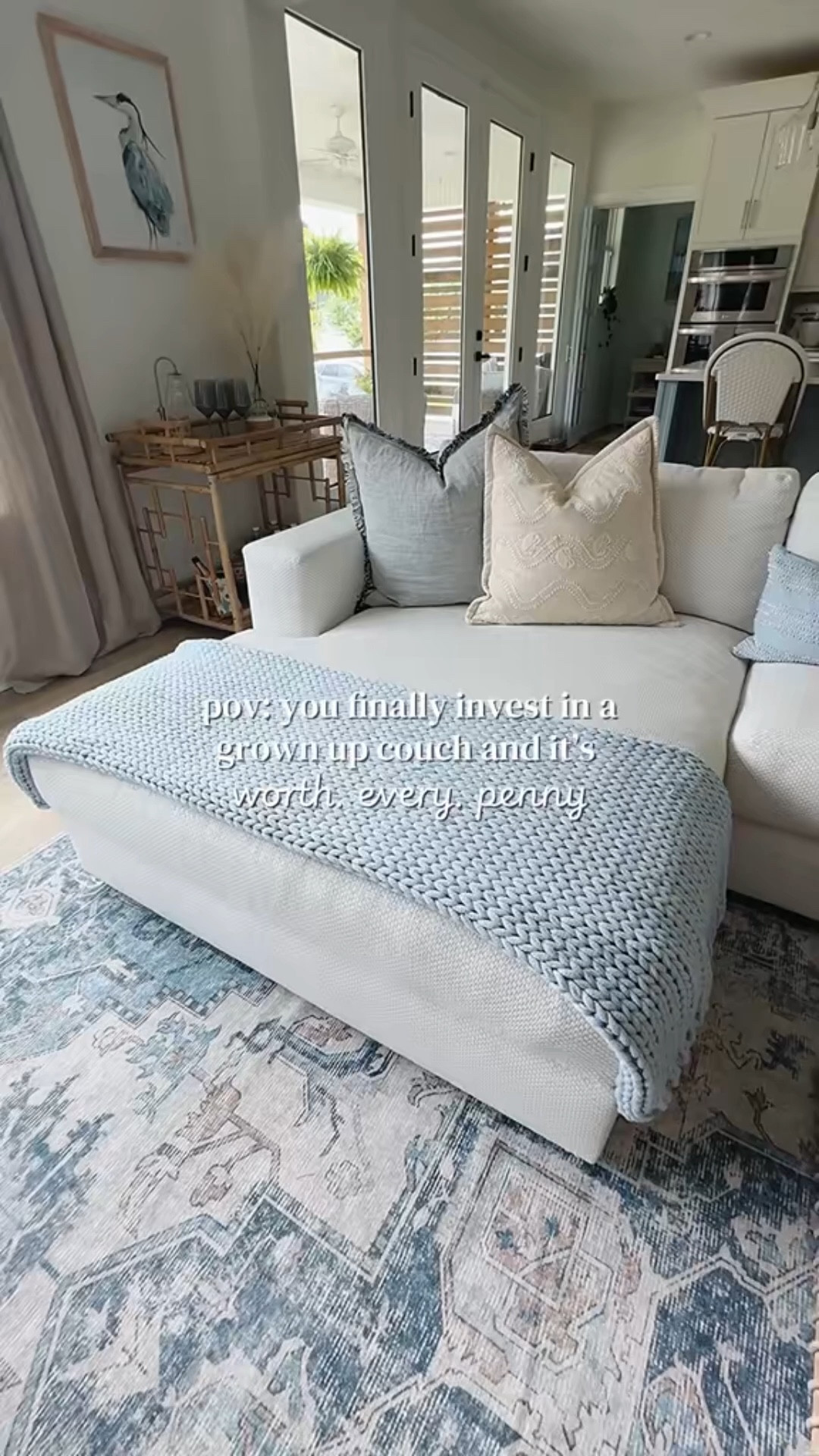 Fabric is Textured performance! Home decor, home design, home details, home finds, coastal home, cozy home, home styling, neural home, pottery barn, pottery barn home 

#LTKselfcare #LTKHome #LTKSaleAlert