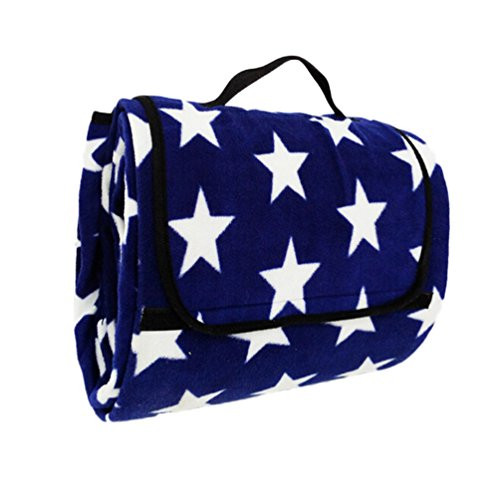 Nasis 170*200cm universal thick picnic mat Camping mat blanket moistrure pad AL7148 blue star | Amazon (US)