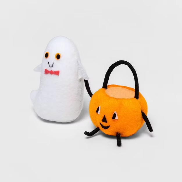 You Put a Spell on Me Pumpkin Pail & Ghost Halloween Decorative Figurine - Hyde & EEK! Bo... | Target