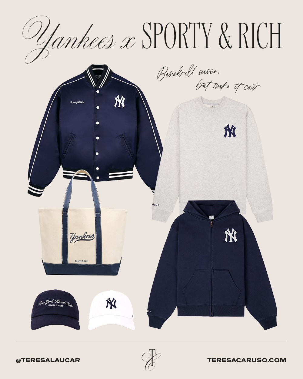 Yankees x Sporty & Rich ⚾️ 

 #LTKgrwm #LTKootd