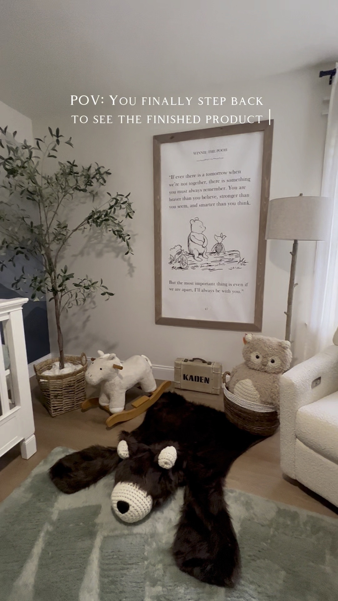 Woodland creature nursery 💕 Our baby boy is officially here and the nursery is my favorite room in the house. We were so intentional in creating this Hundred Acre Wood 🍼

#LTKbaby #LTKhome #LTKkids