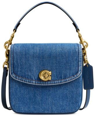 COACH Cassie Mini Denim Crossbody Bag 19 - Macy's | Macy's