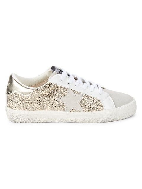 April Glitter & Suede Sneakers | Saks Fifth Avenue OFF 5TH