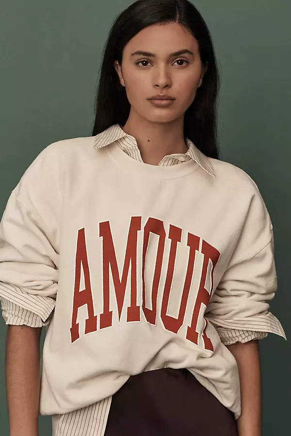 Amour Sweatshirt | Anthropologie (US)