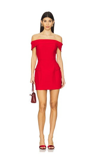 Lovers and Friends Hannah Mini Dress in Red - Red. Size M | Revolve Clothing (Global)