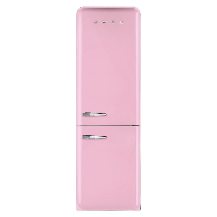 Smeg Refrigerator with Auto Freezer, Pink Right | Williams-Sonoma