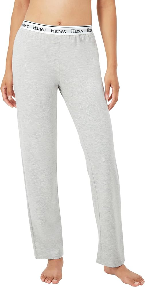 Hanes Womens Originals Lounge Pants, Comfywear Sleep Pants for Women, Straight Leg Loungewear Pan... | Amazon (US)