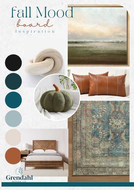 Fall mood board for your home!  Looks just like pottery barn.  Amazon home finds and pottery barn. Fall decor.  Fall colors.  Wall decor.  Rugs. Joanna Gaines 

#LTKhome #LTKstyletip #LTKFind