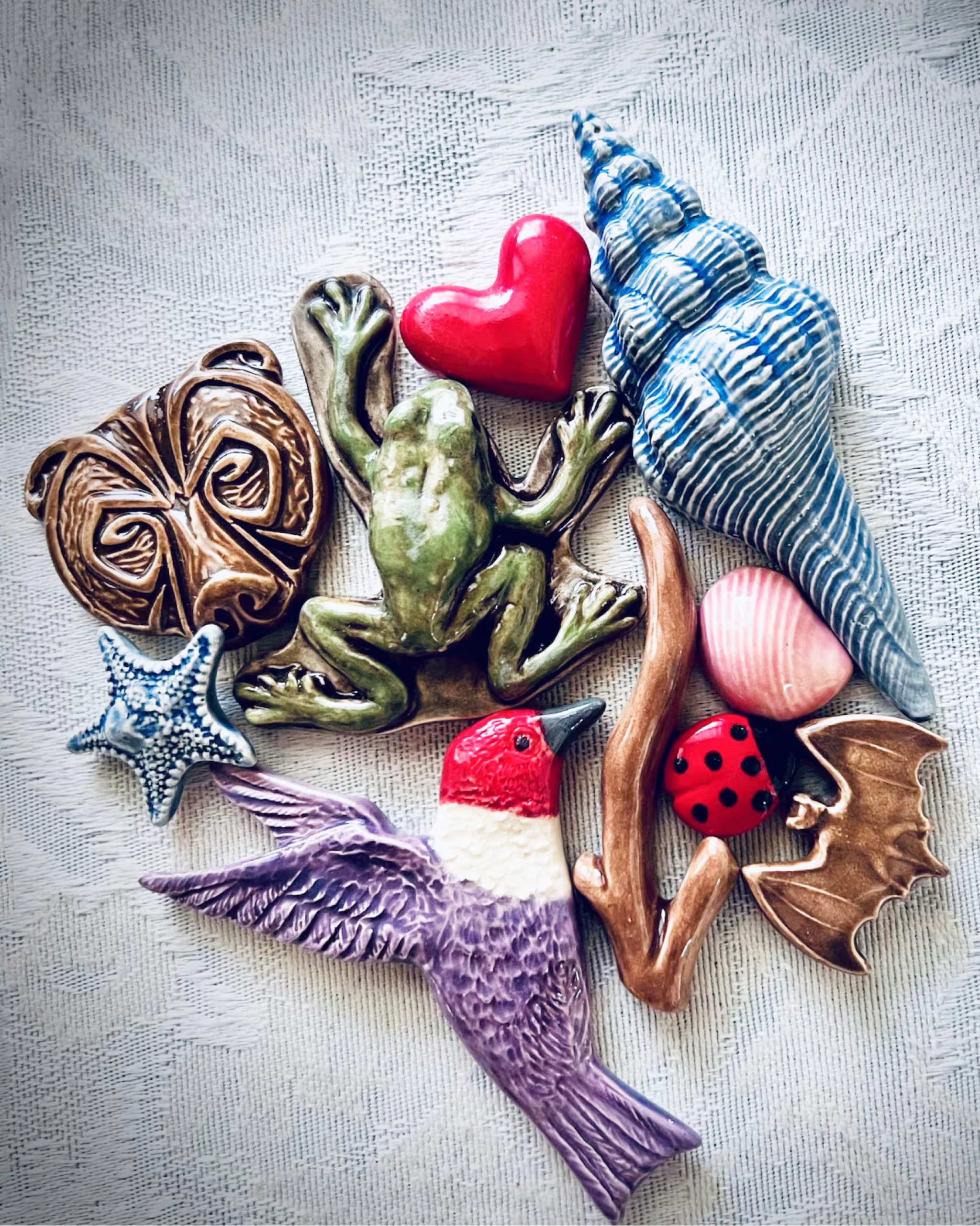 Sharing this adorable ‘grab bag’ of handmade ceramic tesserae to use in mosaic art. ⭐️ They would also be super cute sitting in a bowl or small dish on a coffee table too! ⭐️ For mosaic tips, tutorials, inspiration, and so much more please visit my YouTube channel: YouTube.com/julieweilbacher. Follow @julieweilbacher on Instagram for all things mosaic art. ceramic - handmade tile - mosaic - hand painted ceramic tile - mosaics - gifts for crafters - coffee table decor - mosaic art - decorative tile - handmade ceramics

#LTKHome #LTKFindsUnder50