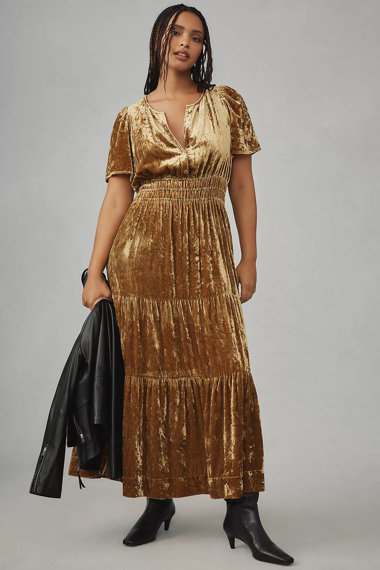 The Somerset Maxi Dress: Velvet Edition | Anthropologie (US)
