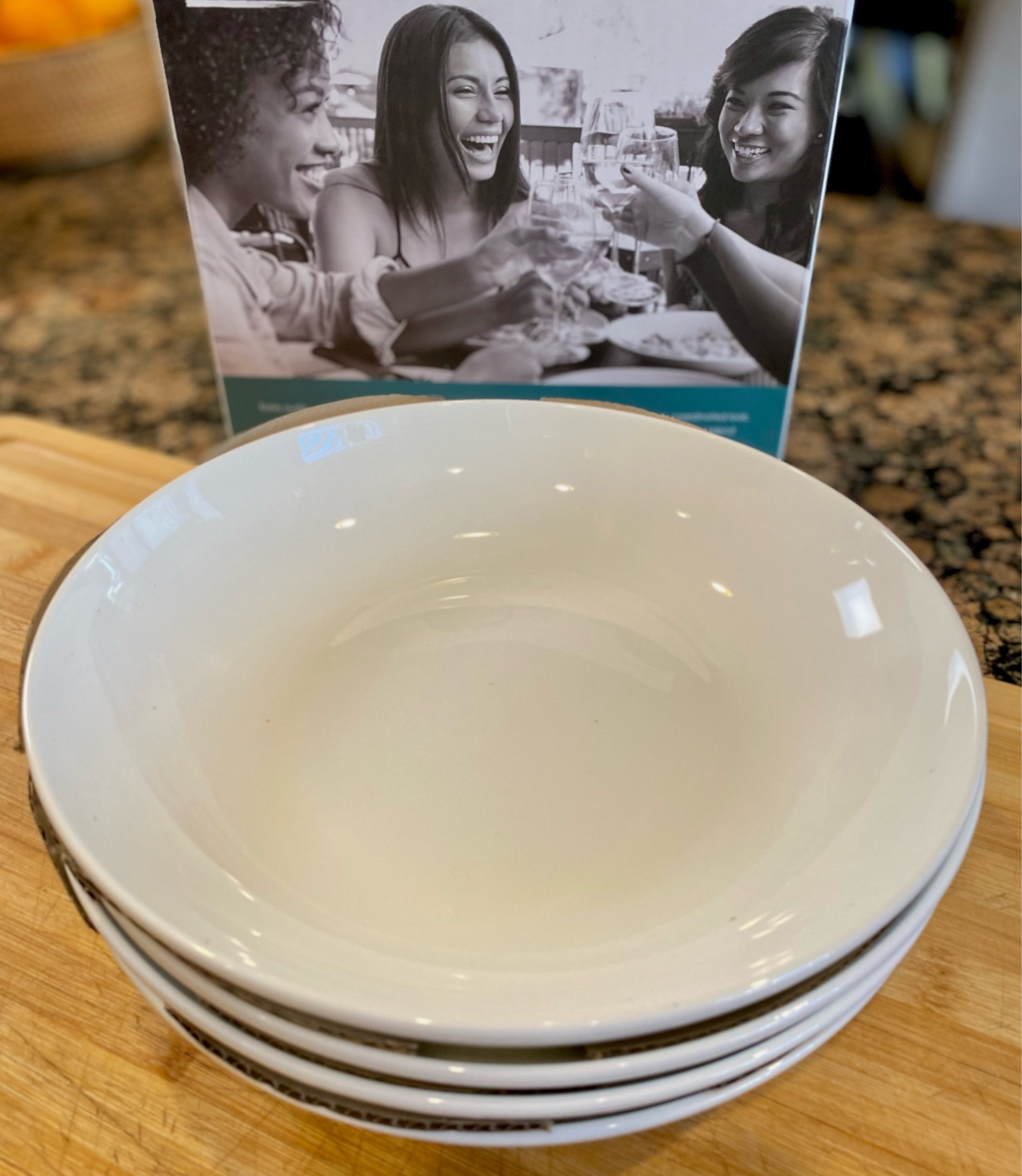 Bone china chip Resistant Set of 4 Pasta Bowls Set 

#LTKhome #LTKHoliday #LTKGiftGuide