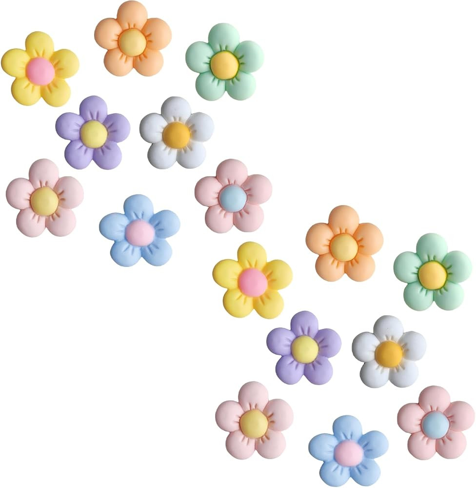 Charms for Croc Clogs Bubble Slides Sandals, Cute Flower Charms for Croc, Daisy Shoe Charms for G... | Amazon (US)