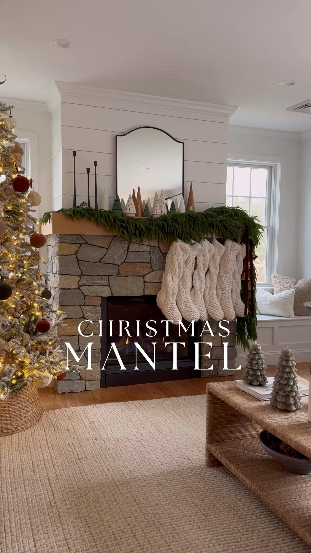 Modern coastal living room, home decor, holiday decor mantel decor  stockings garland 

#LTKHoliday #LTKHome #LTKSaleAlert