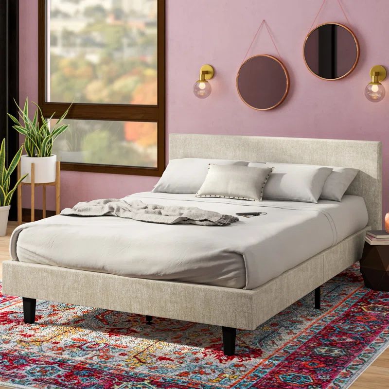 Tomaszewski Upholstered Low Profile Sleigh Bed | Wayfair North America