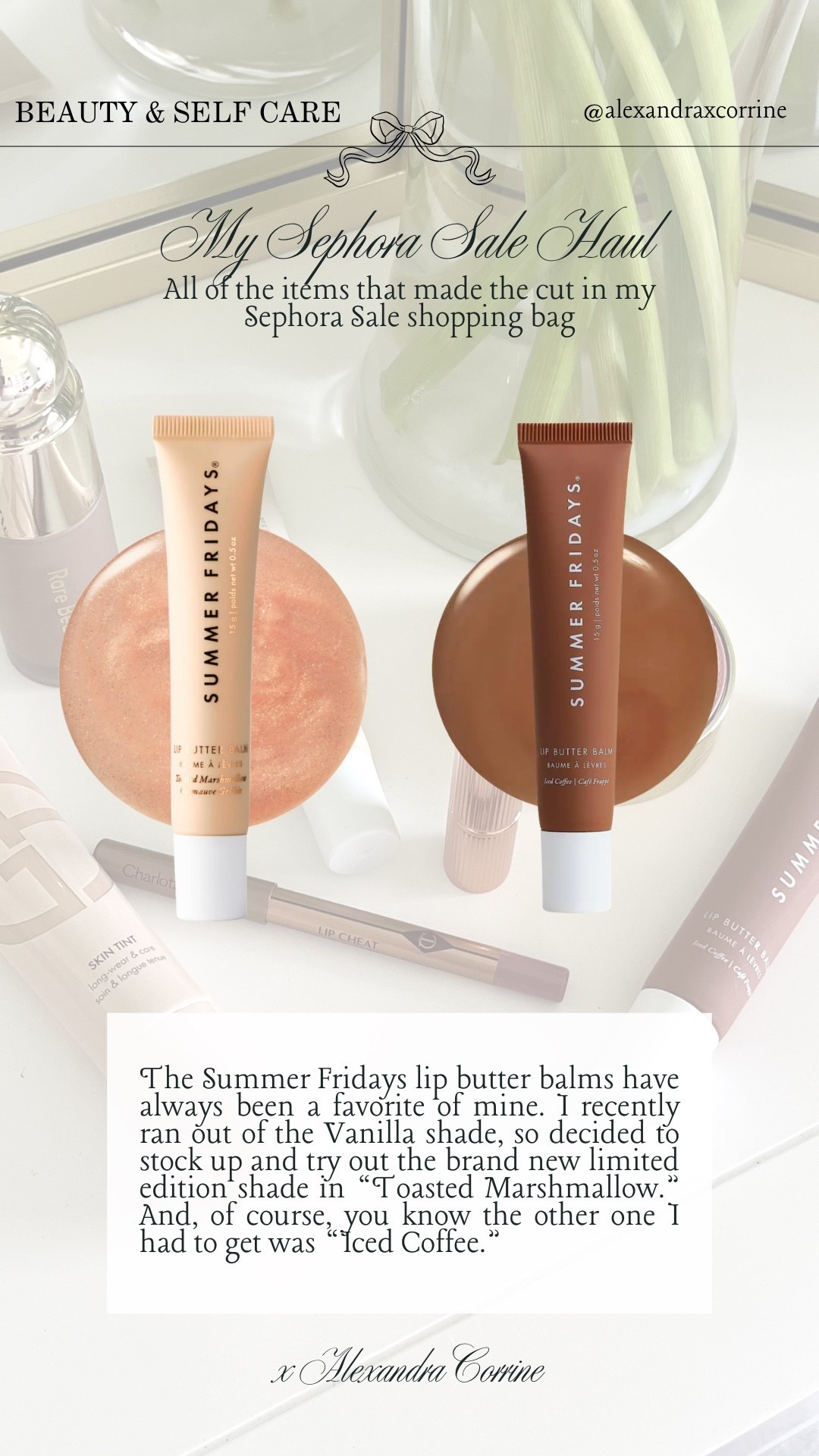 My Sephora sale haul 💳 all of the items that actually made the cut in my Sephora sale shopping bag 

Sephora sale, beauty, makeup, skincare, self care, haul, beauty haul, summer Fridays, lip gloss, lip balm 

#LTKBeauty #LTKSaleAlert